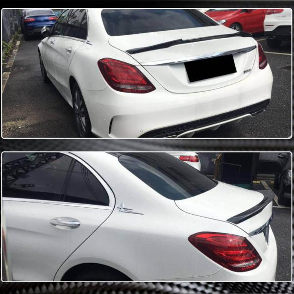 Купить Спойлер V6 (для SD 2015-2021, Карбон) для Mercedes C-сlass W205