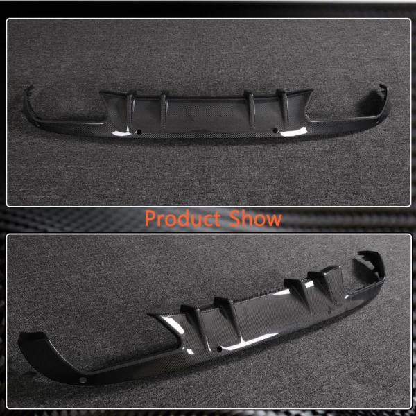 Купити Дифузор заднього бампера (для SD Base 2015-2019, Карбон) для Mercedes C-сlass W205 рр