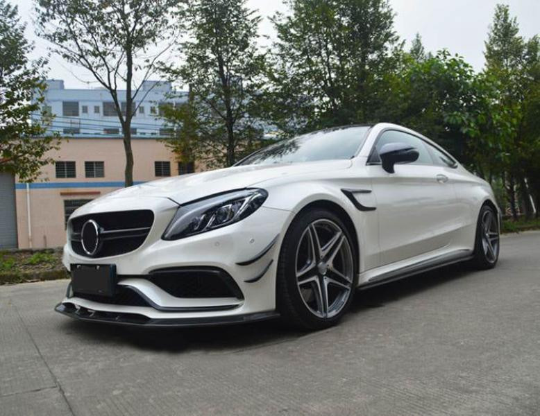 Купити Накладки на передні крила (для купе/кабріолет C63 AMG 2015-2019, Карбон) для Mercedes C-сlass W205 рр