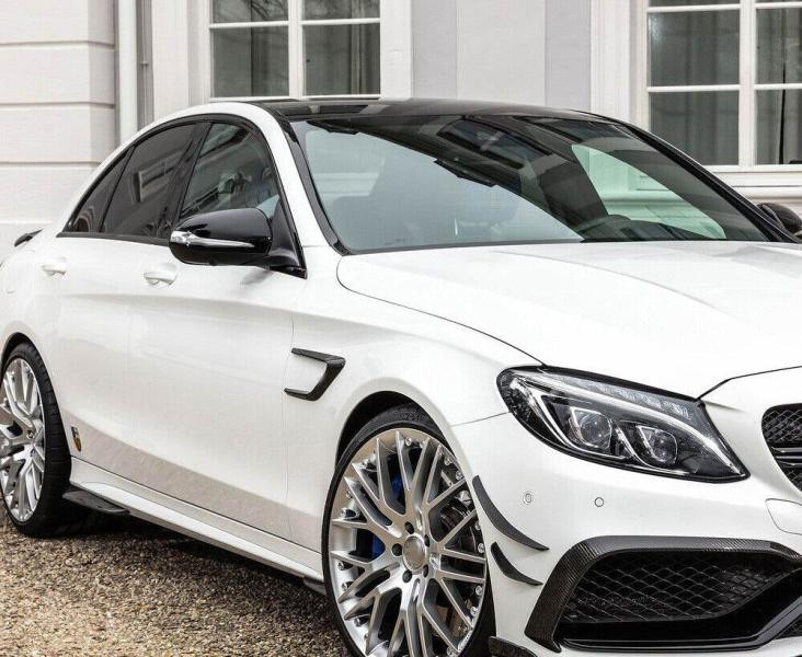 Купити Накладки на передні крила (для купе/кабріолет C63 AMG 2015-2019, Карбон) для Mercedes C-сlass W205 рр