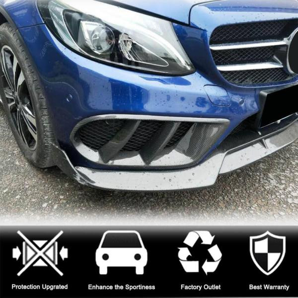 Купити Накладки на протитуманки (для C43 AMG 2015-2019, Карбон) для Mercedes C-сlass W205 рр