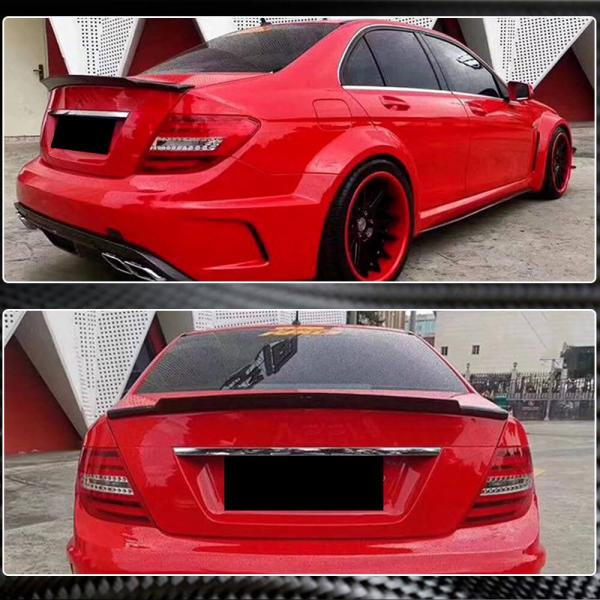 Купить Спойлер SD V3 (Карбон) для Mercedes C-class W204 2007-2015 гг