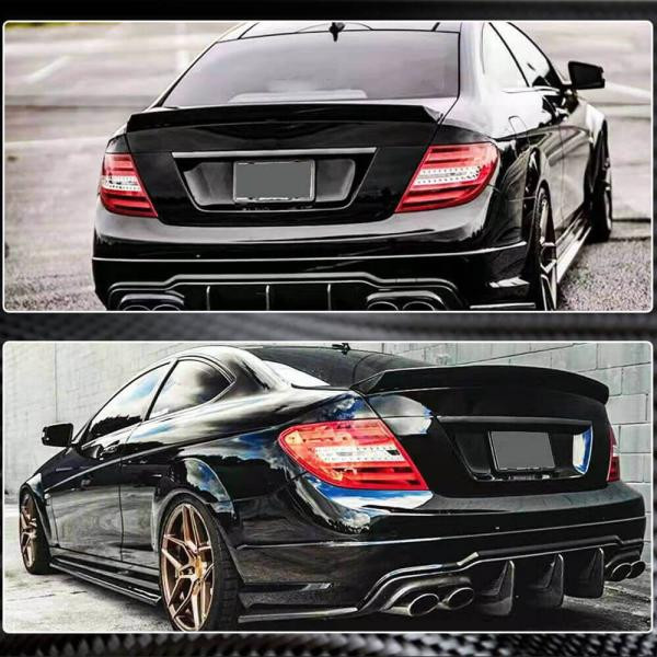 Купити Спойлер Coupe (Карбон) для Mercedes C-class W204 2007-2015рр