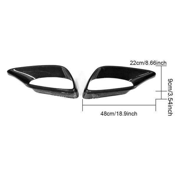 Купить Карбоновые вставки передний бампер (для AMG 2016-2018) для Mercedes S-сlass W222