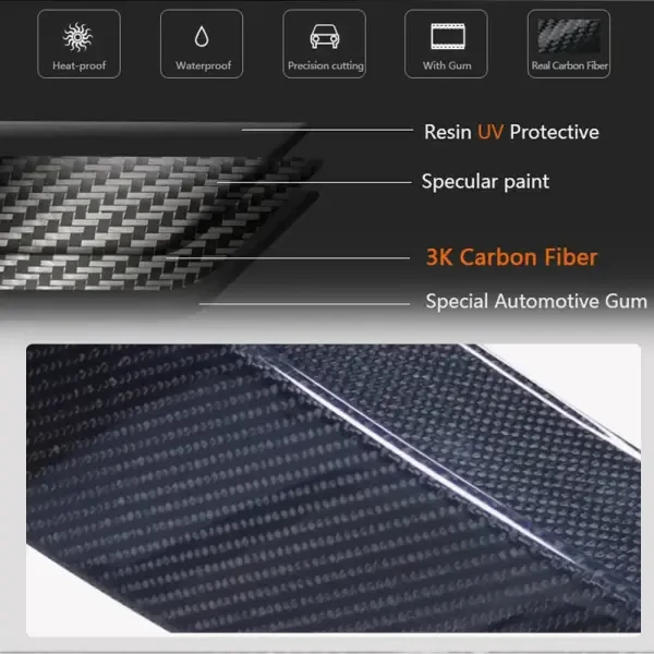 Купить Накладка на передний бампер Lip (для AMG-Line 2018-2022, Карбон) для Mercedes S-сlass W222