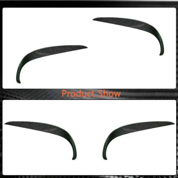 Купить Накладки на передний бампер V2 (для S63 AMG 2014-2017, Карбон) для Mercedes S-сlass W222