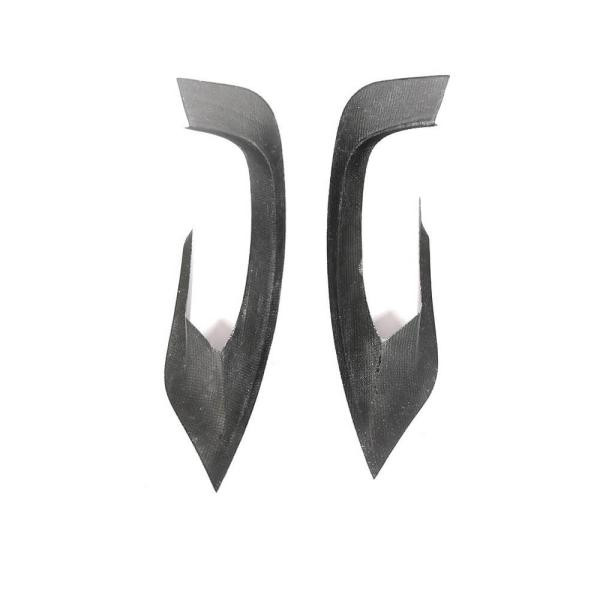 Купить Накладки на передний бампер (для AMG-Line 2014-2017, Карбон) для Mercedes S-сlass W222