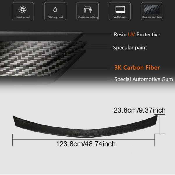 Купити Спойлер V2 (Карбон) для Mercedes E-сlass W213 2016-2023 рр