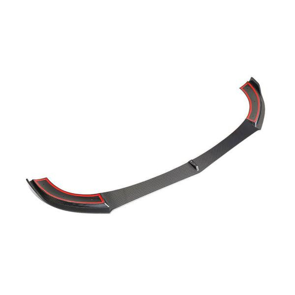 Купить Накладка на передний бампер Lip V1 (для AMG-Line/E43 AMG 2016-2019, Карбон) для Mercedes E-сlass W213