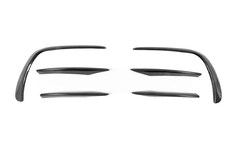 Купити Накладки на передній бампер (для AMG-Line 2020-2025, Сухий карбон) для Mercedes E-сlass W213 рр