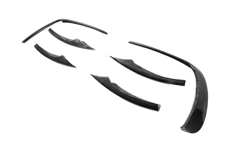 Купити Накладки на передній бампер (для AMG-Line 2020-2025, Сухий карбон) для Mercedes E-сlass W213 рр