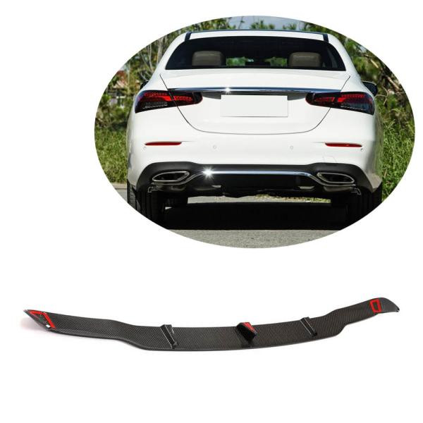 Купити Дифузор заднього бампера (для AMG-Line 2020-2023, Карбон) для Mercedes E-сlass W213 рр