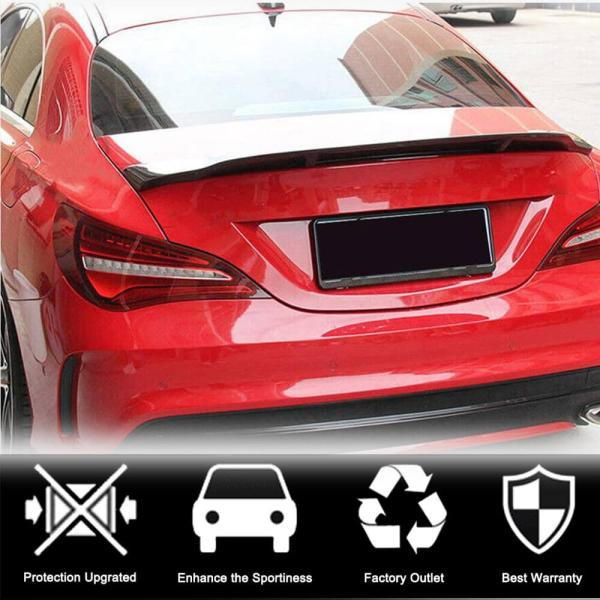 Купити Спойлер V4 (SD, Карбон) для Mercedes CLA C117 2013-2019 рр