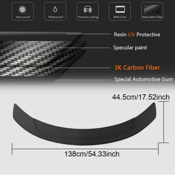 Купити Спойлер V6 (SD, Карбон) для Mercedes CLA C117 2013-2019 рр