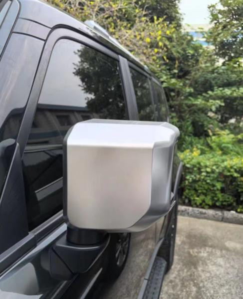 Купити Кришки дзеркал Silver (2 шт) для Toyota Land Cruiser Prado 250