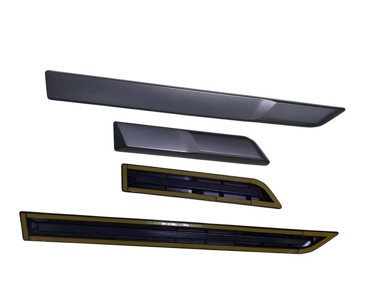 Купить Молдинг двери (черный глянец) для Toyota Land Cruiser Prado 250