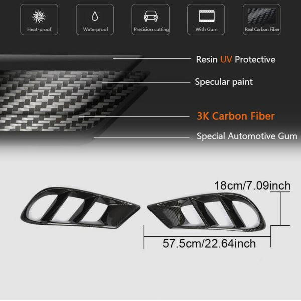 Купити Накладки на передній бампер (для AMG-Line SD 2015-2018, Карбон) для Mercedes CLS C218 рр