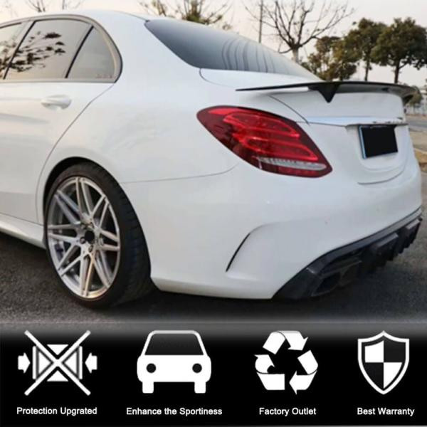 Купити Спойлер V4 (для SD, Карбон) для Mercedes CLS C218 2011-2018 рр