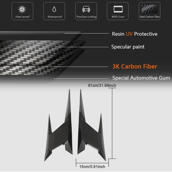 Купити Накладки на задні крила (для AMG-Line 2017-2019, Карбон) для Mercedes E-class coupe C238