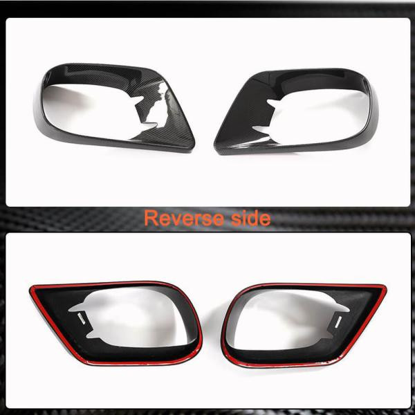 Купити Накладки на передній бампер (для AMG-Line 2017-2019, Карбон) для Mercedes E-class coupe C238