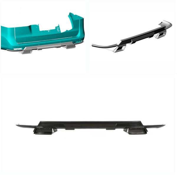 Купити Дифузор заднього бампера V1 (для V-Class 2014-2019, Карбон) для Mercedes Vito / V-class W447 2014- рр