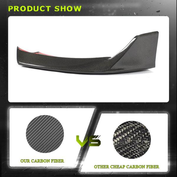 Купити Накладки на передній бампер Flap (для V Class 2014-2019, Карбон) для Mercedes Vito / V-class W447 2014- рр