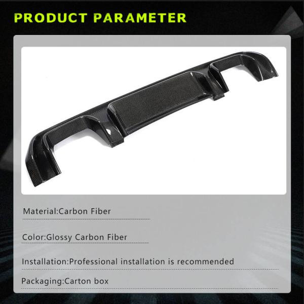 Купити Дифузор заднього бампера V2 (для V-Class 2014-2019, Карбон) для Mercedes Vito / V-class W447 2014- рр