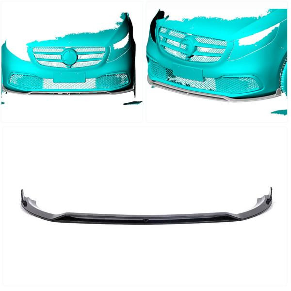 Купить Накладка на передний бампер Lip (2020-2025, Сухой карбон) для Mercedes Vito/V-class W447 2014- гг