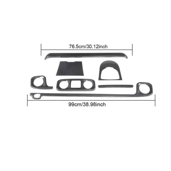 Купити Комплект карбонових вставок в салон V1 для Mercedes G сlass W463 2018-2024 рр