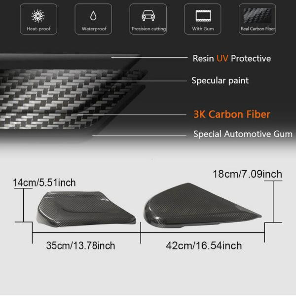 Купити Накладки на сидіння (Сухий карбон) для Mercedes G сlass W463 2018-2024 рр