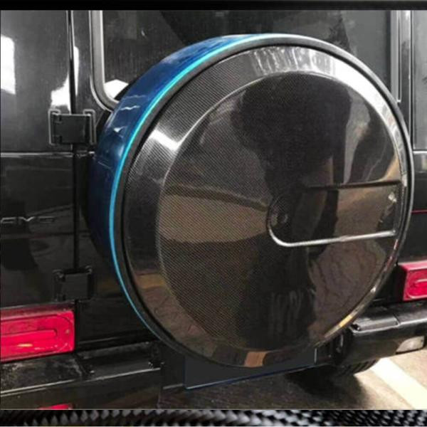 Купить Накладка на запасное колесо (для 2004-2018, сухой карбон) для Mercedes G сlass W463