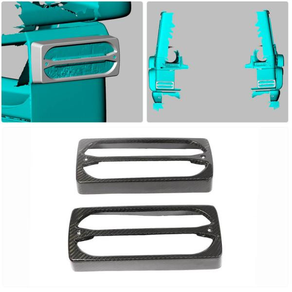 Купить Накладки на задние фонари (Сухой карбон) для Mercedes G сlass W463 1990-2018 гг