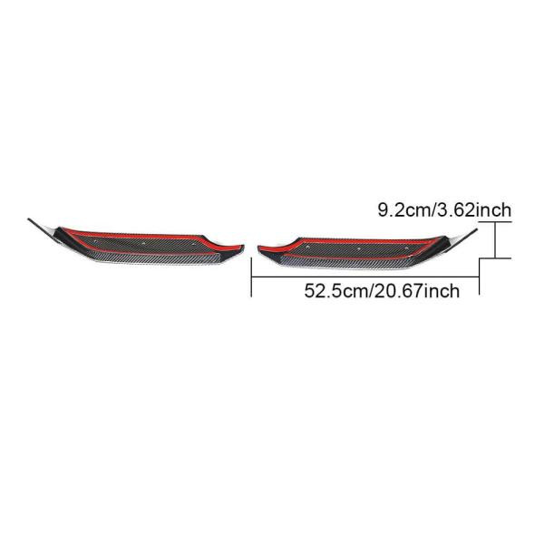 Купити Накладки на передній бампер Flap (для G63 AMG 2019-2021, Карбон) для Mercedes G сlass W463 рр