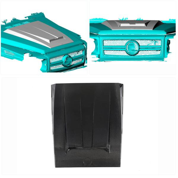 Купить Накладка на капот BRBS (для 2004-2018, Карбон) для Mercedes G сlass W463