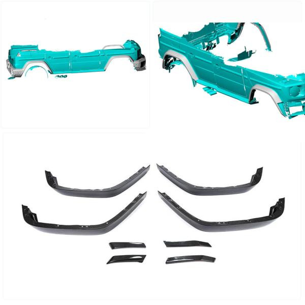 Купить Расширители арок (под обвес Carbon Set, Карбон) для Mercedes G сlass W463 2018-2024 гг