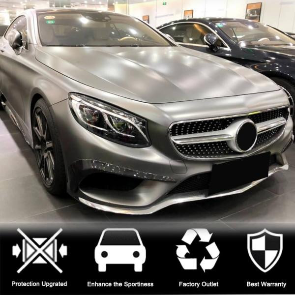Купить Накладки на передний бампер (для AMG-Line 2015-2018, Карбон) для Mercedes S-class C217 Coupe