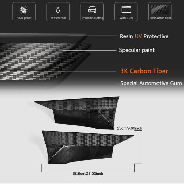 Купити Бокові накладки (для AMG-Line 2015-2018, Карбон) для Mercedes S-class C217 Coupe