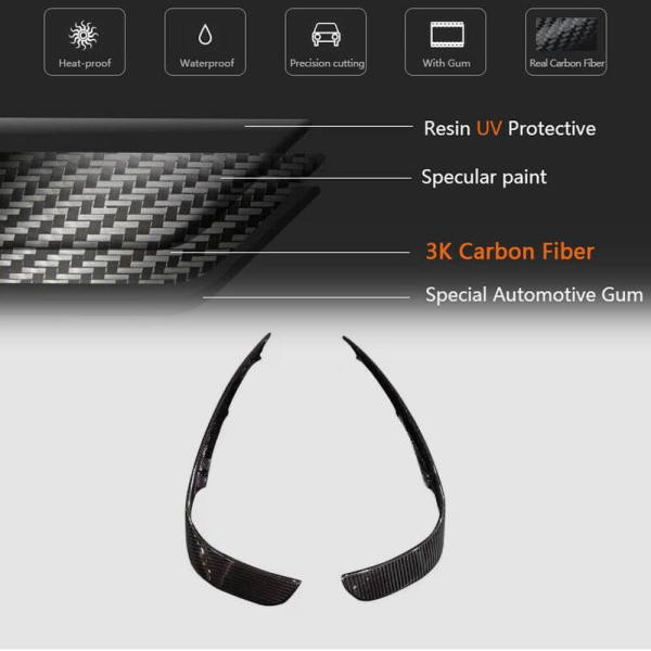 Купить Накладки на передний бампер (для GLA45 AMG 2013-2016, Карбон) для Mercedes GLA X156