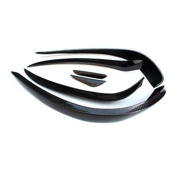 Купити Накладки на передній бампер (для AMG-Line 2014-2016, Карбон) для Mercedes E-сlass coupe C207 рр