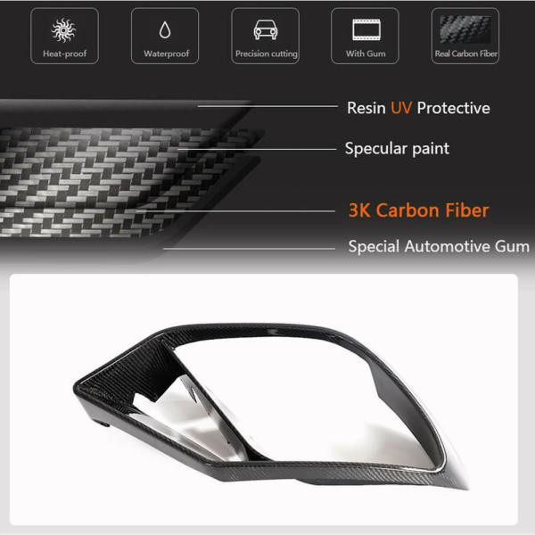 Купить Вставки в бампер (для GT43/GT50/GT53 2018-2022, Карбон) для Mercedes AMG GT 4 X290