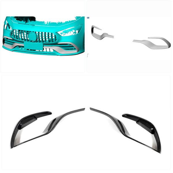 Купити Накладки на передній бампер (для GT43/GT50/GT53 2018-2022, Карбон) для Mercedes AMG GT 4 X290