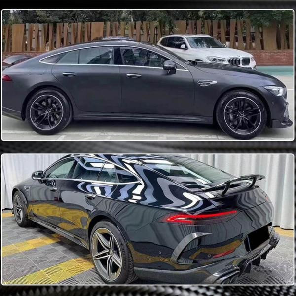 Купити Бокові пороги (для GT53 2018-2022, Сухий карбон) для Mercedes AMG GT 4 X290