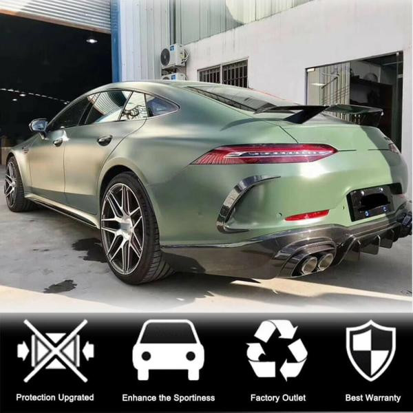 Купити Бокові пороги (для GT53 2018-2022, Сухий карбон) для Mercedes AMG GT 4 X290