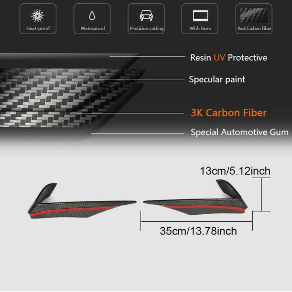 Купити Накладки на передній бампер Flap V2 (Карбон) для Mercedes SLS C197