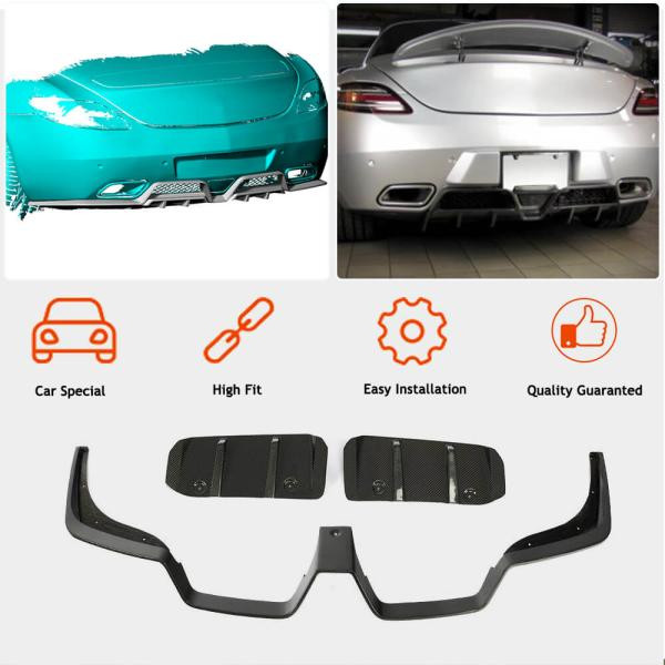 Купити Дифузор заднього бампера (Карбон) для Mercedes SLS C197