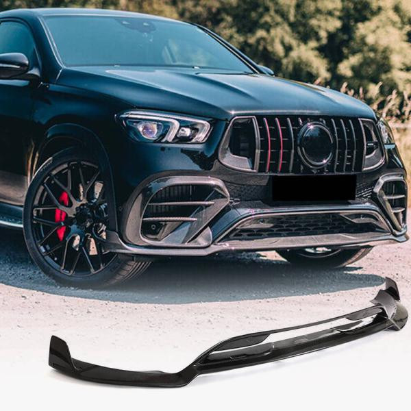 Купить Накладки на передний бампер Lip (GLE63 AMG, Карбон) для Mercedes GLE coupe C167 2019- рр