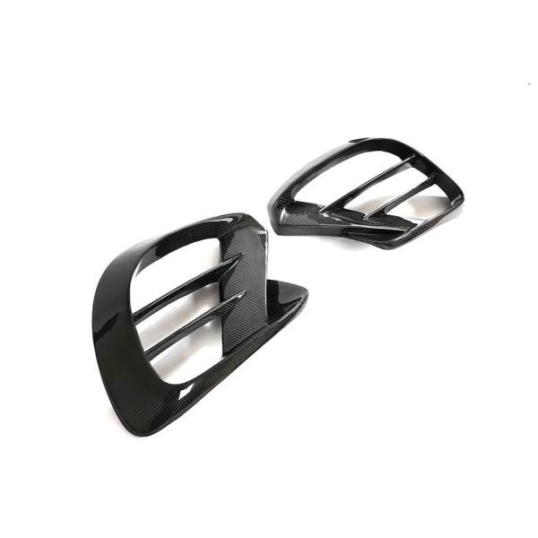 Купить Накладки на передний бампер (GLE63 AMG, Карбон) для Mercedes GLE coupe C292 2015-2019 гг