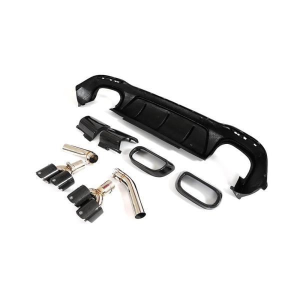 Купити Дифузор заднього бампера (для GLE63 AMG 2019-2023, Карбон) для Mercedes GLE W167