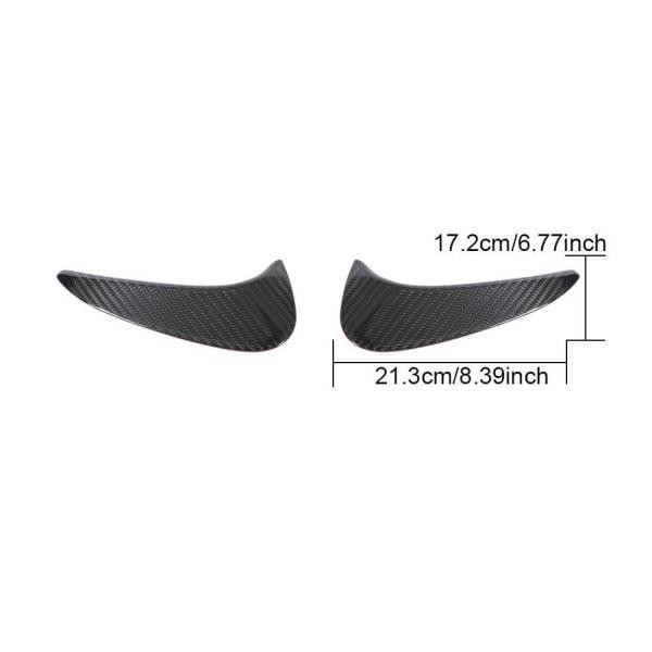 Купити Накладки на задній бампер (для AMG-Line, Карбон) для Mercedes GLA H247 2020- рр