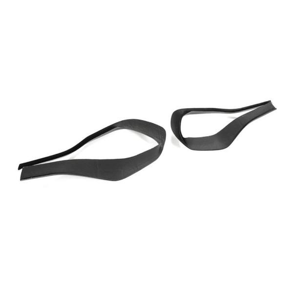 Купити Накладки на передній бампер V2 (для AMG/AMG-Line, Карбон) для Mercedes GLA H247 2020- рр